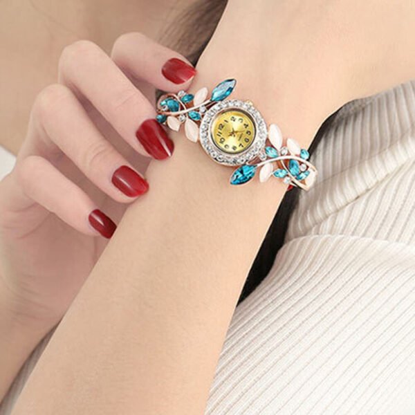 Ladies Diamond Crystal Bracelet Watch