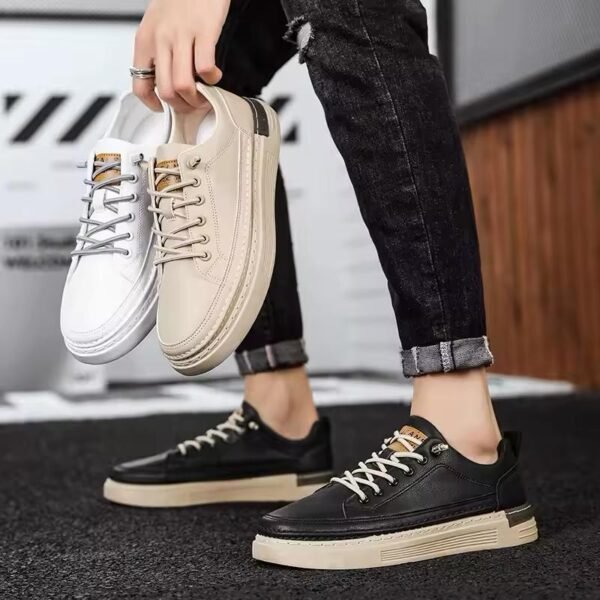 Leather Men Casual Shoes 2025
